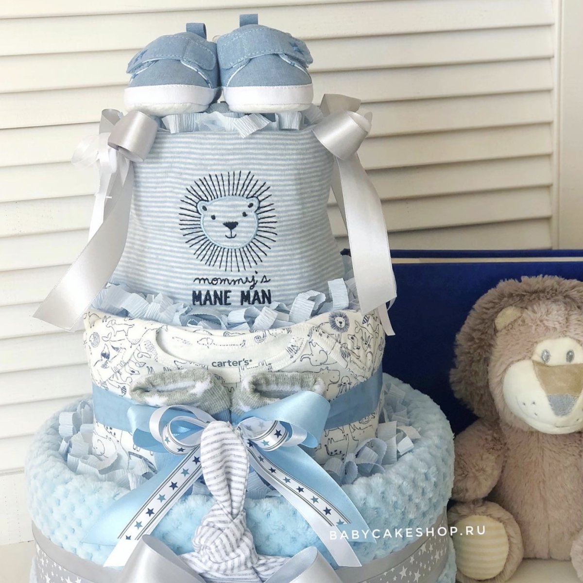 Торт из памперсов для девочки своими