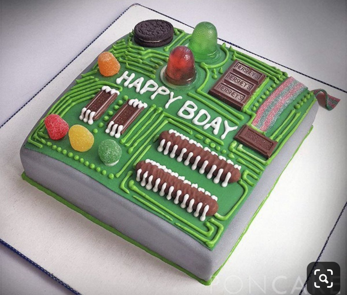 Торт коллеге с др