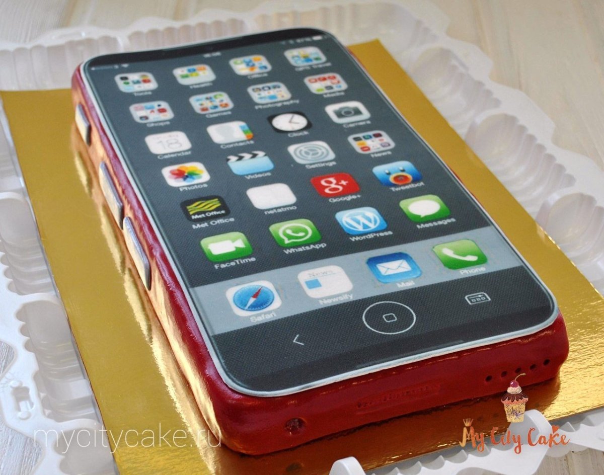 Тортик в виде телефона
