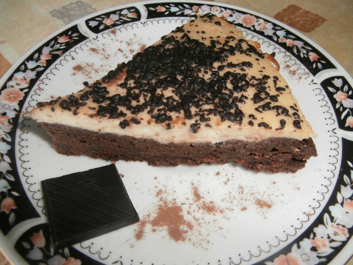 Торт Брауни со сметанным кремом