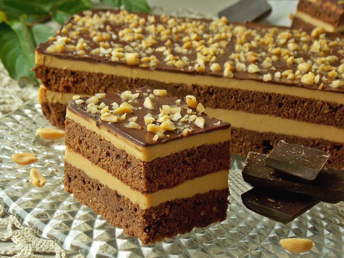 Чизкейк с Брауни и карамелью