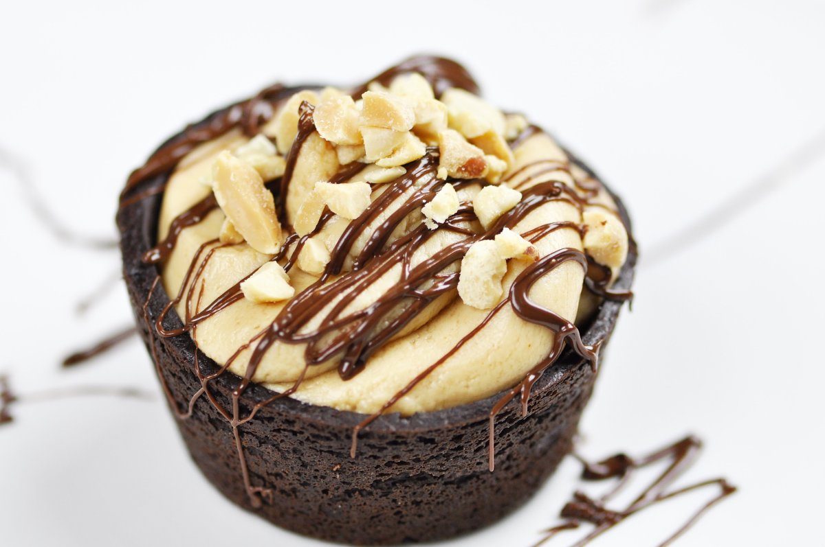 Шоколадно-банановый Брауни-чизкейк