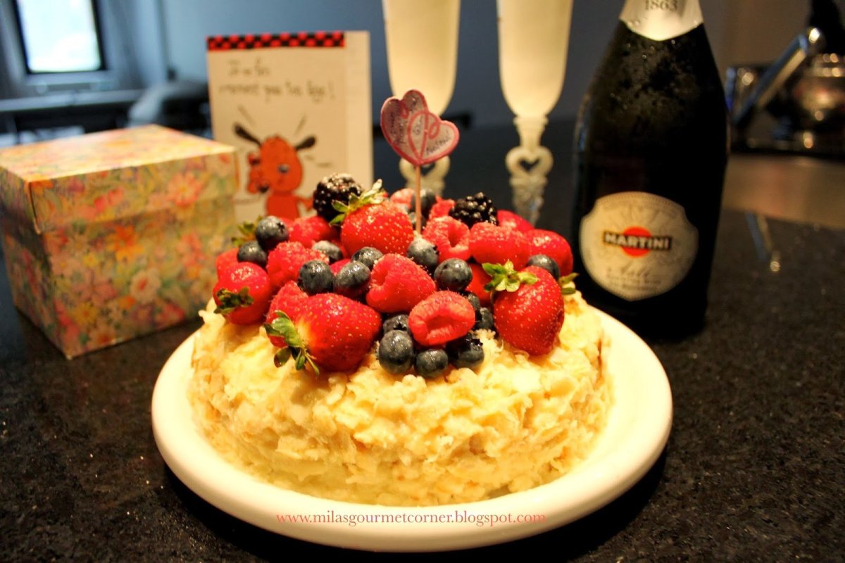 Декор торта Наполеон