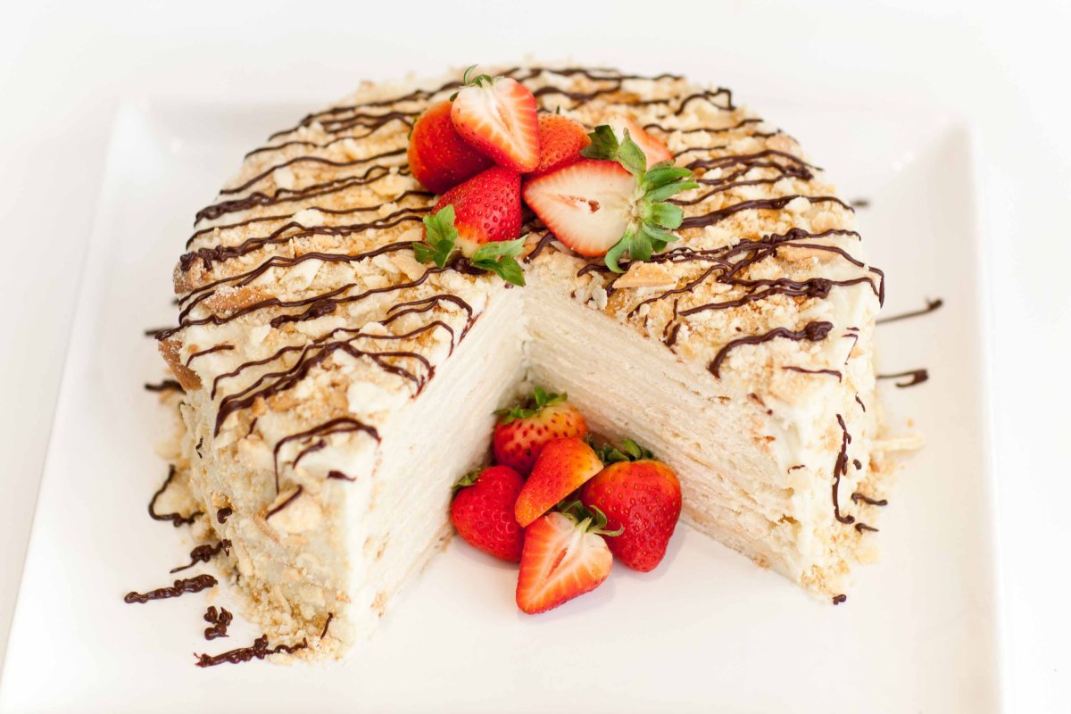 Торт Наполеон медовик