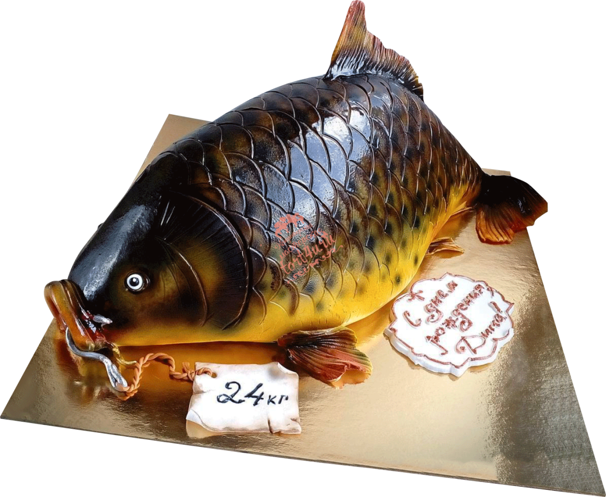 Торт для рыбака