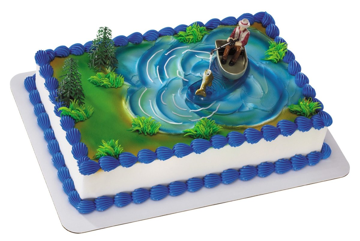 Торт для рыбака