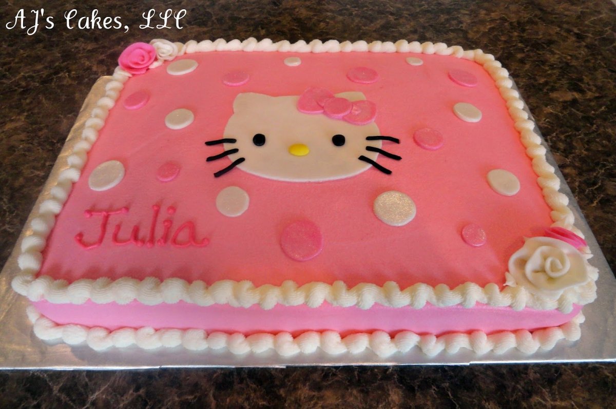 Торт «Наполеон» Хелло Китти