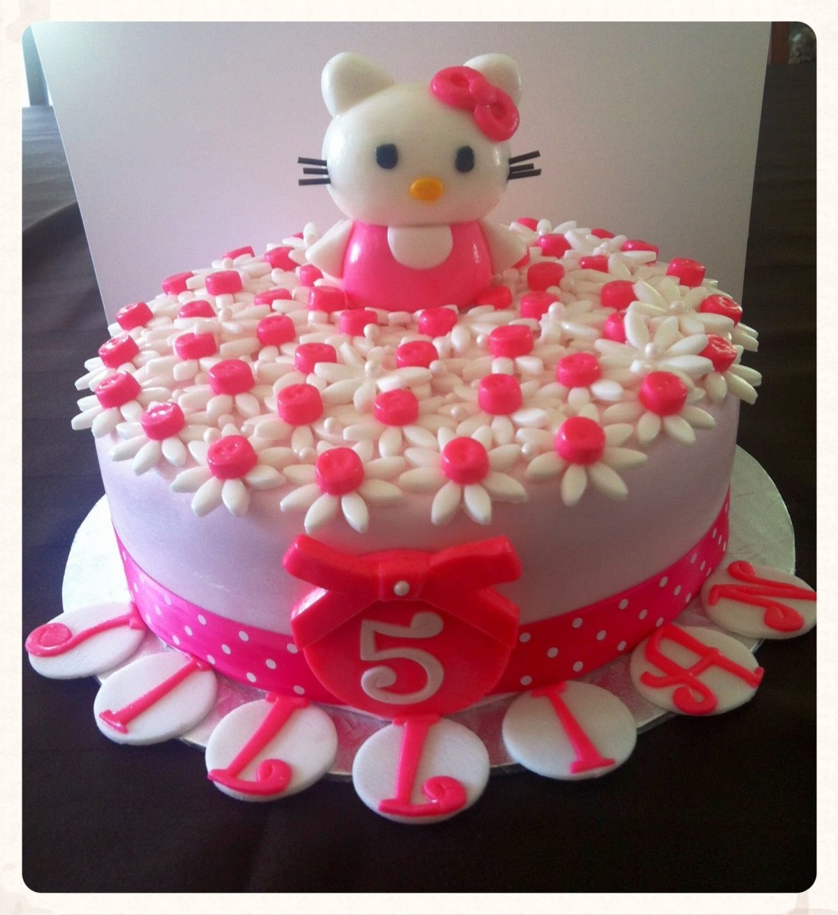 Торт Хеллоу Китти без мастики