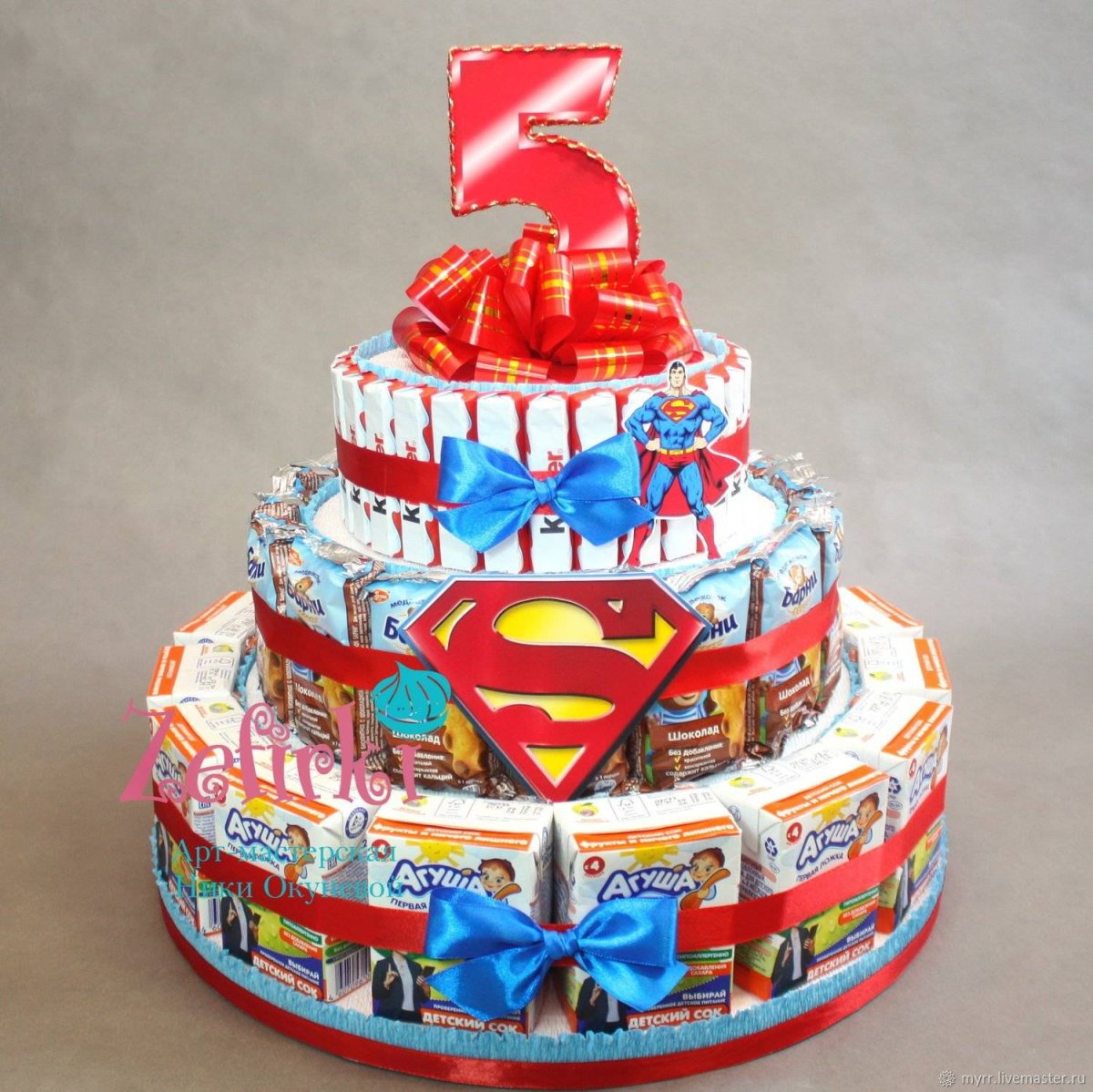 Букет из шоколадных батончиков