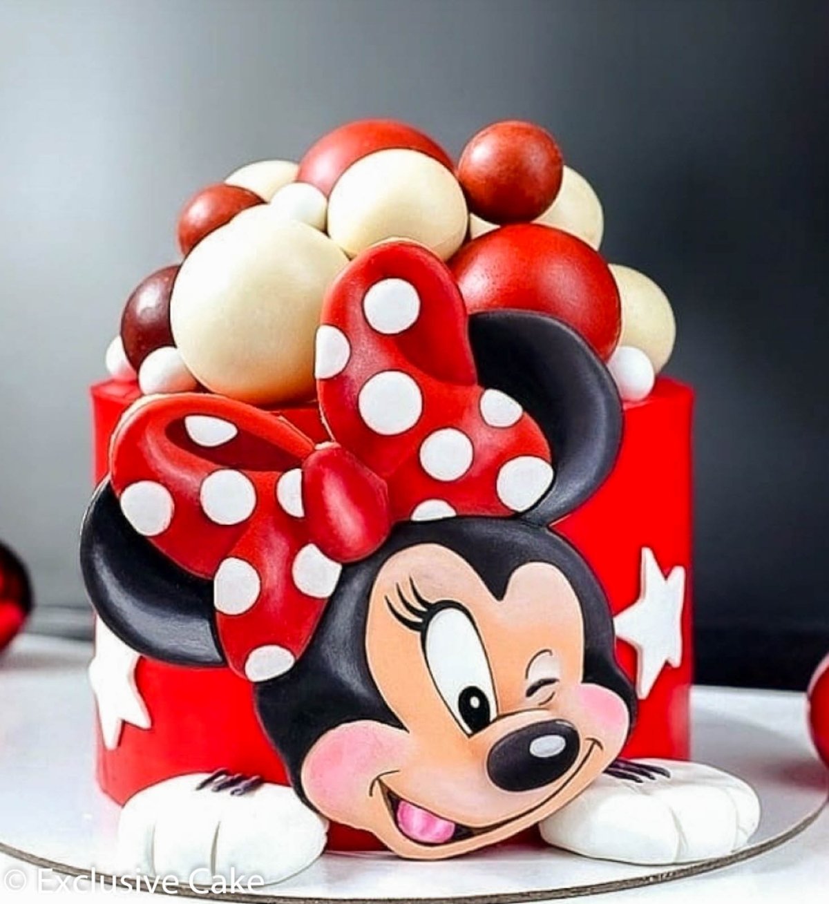 Минни Маус торт сахарной