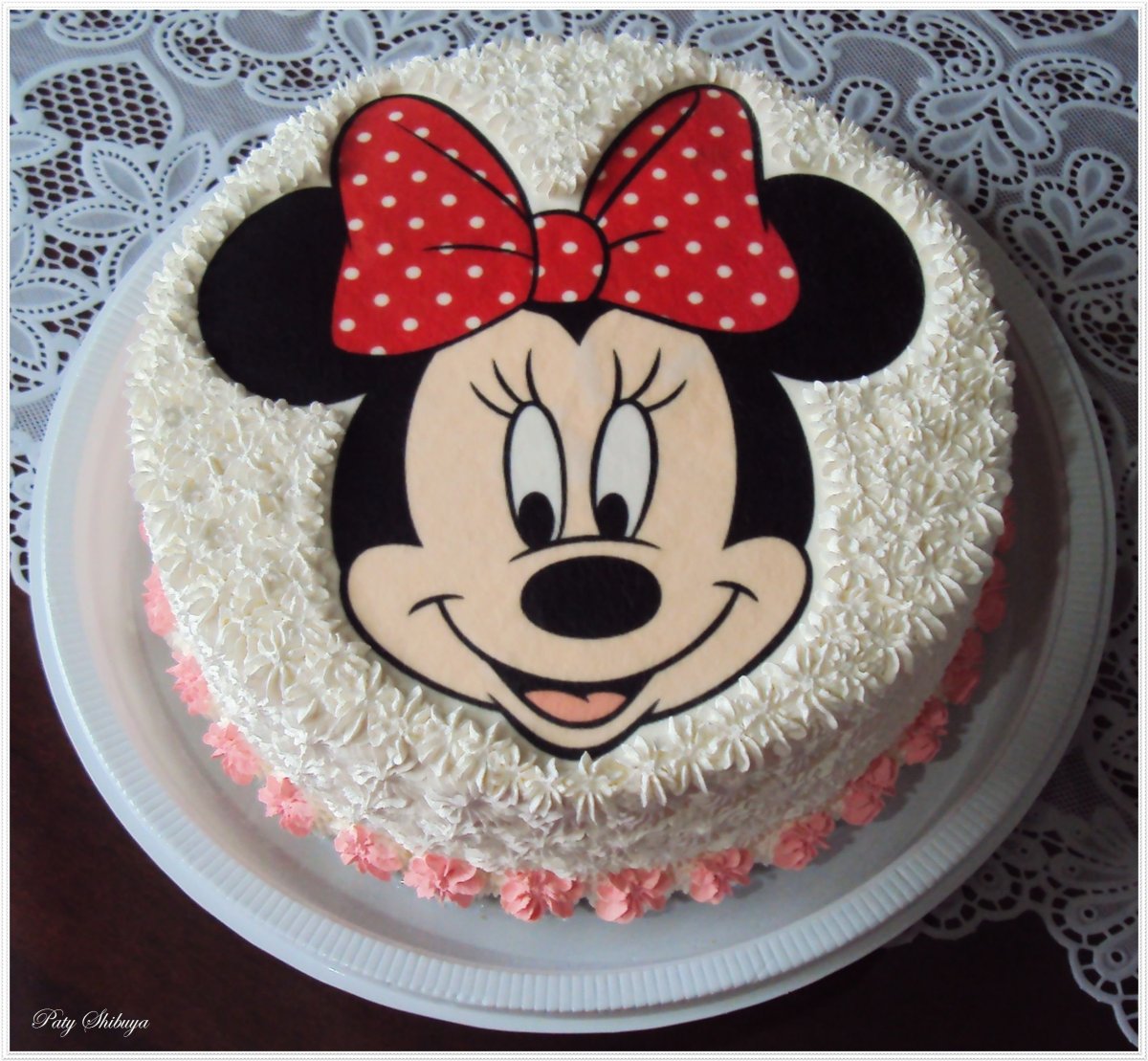 Торт в виде головы Микки