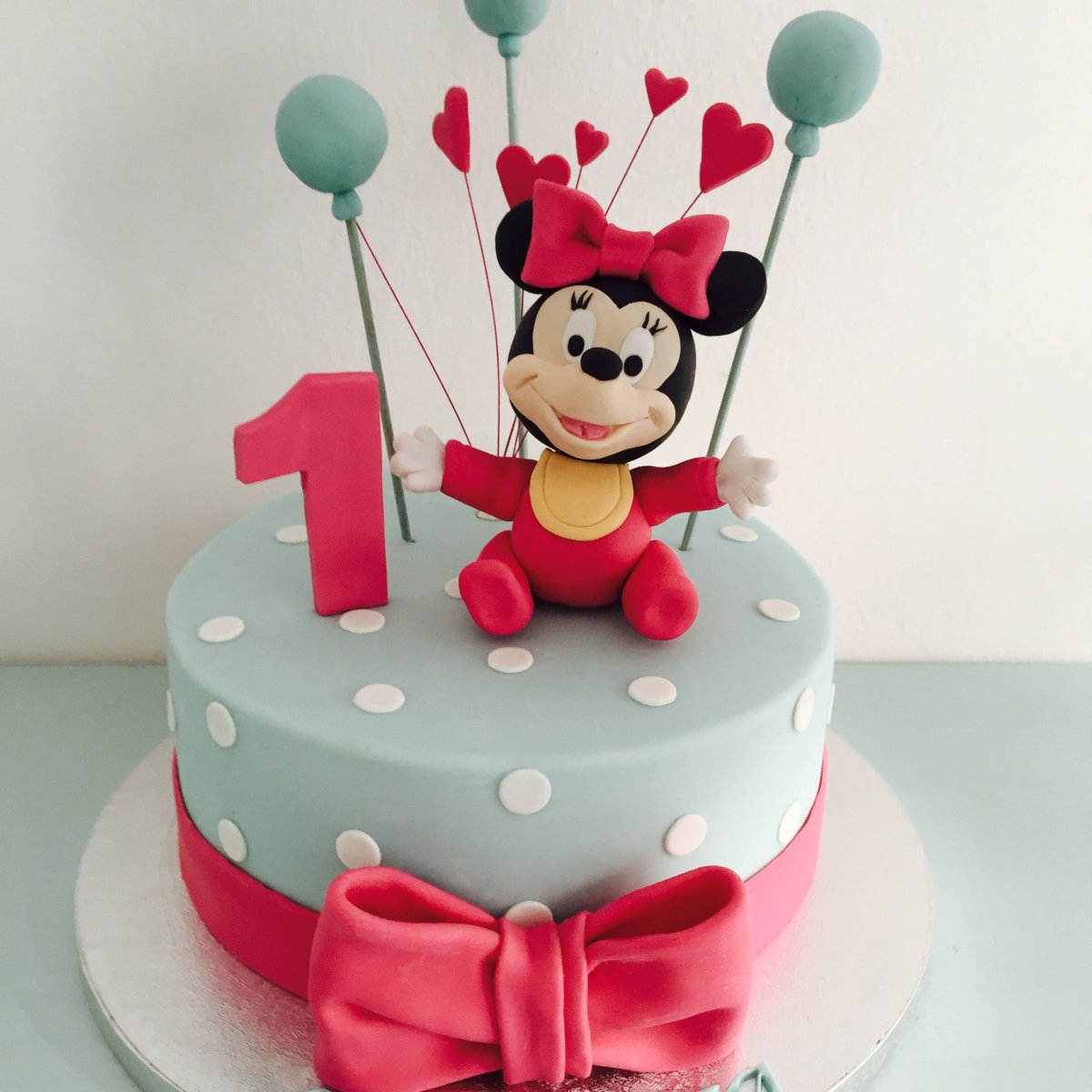 Торт Минни Маус для девочки 1 годик
