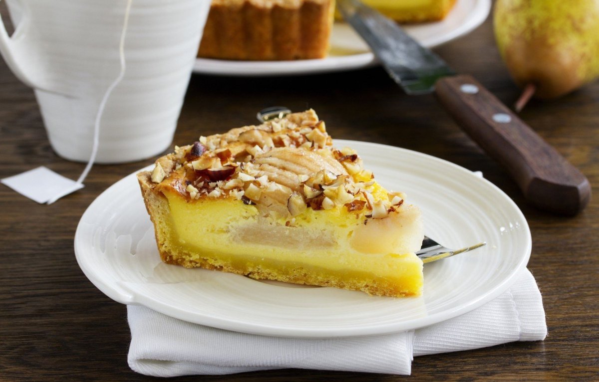 Баварский грушевый пирог