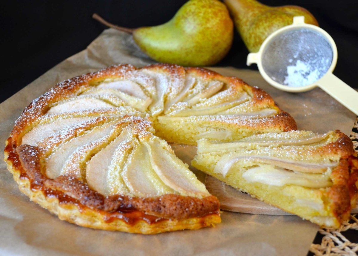 Тарт груша рикотта