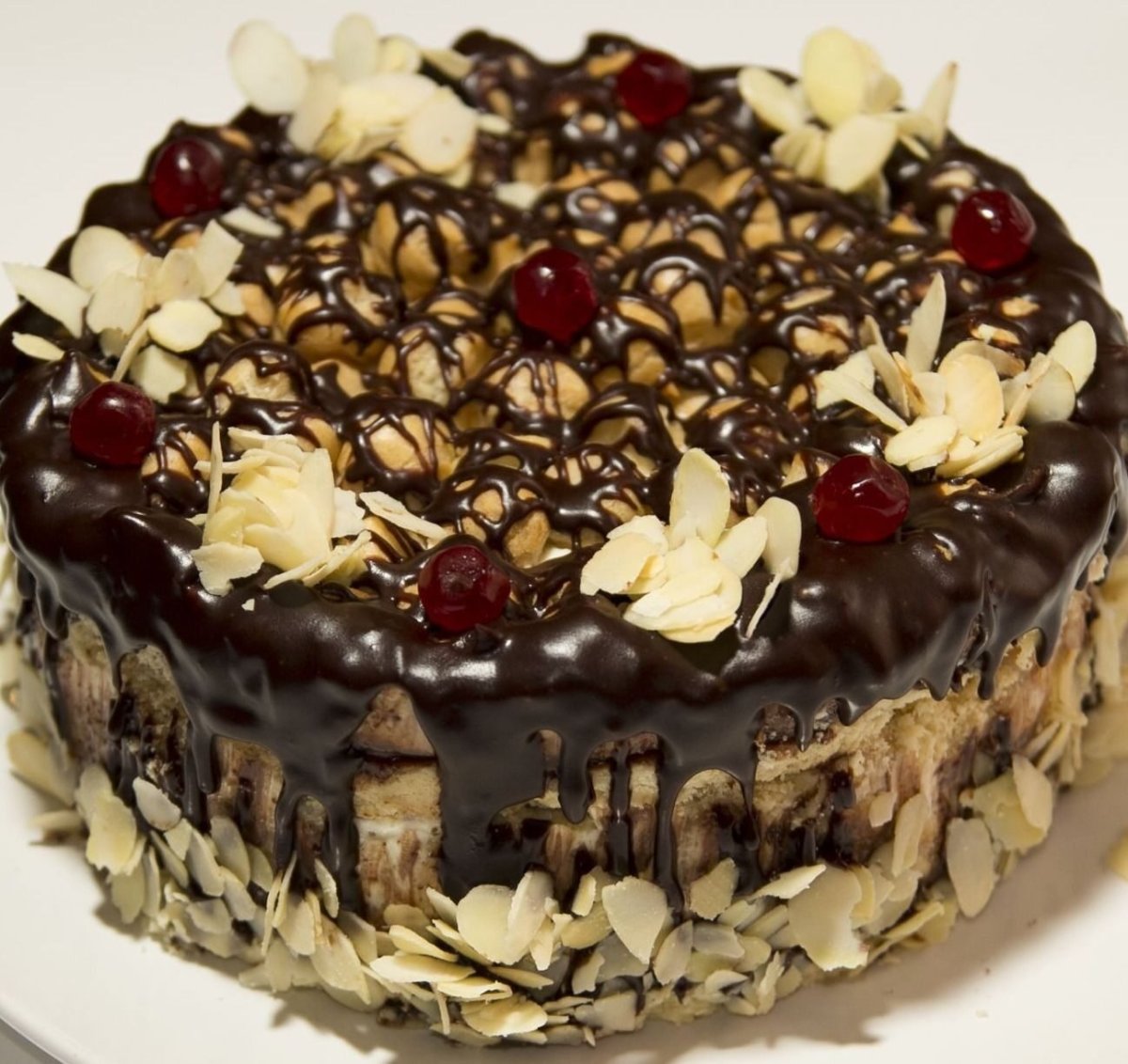 Украшение торта крошкой