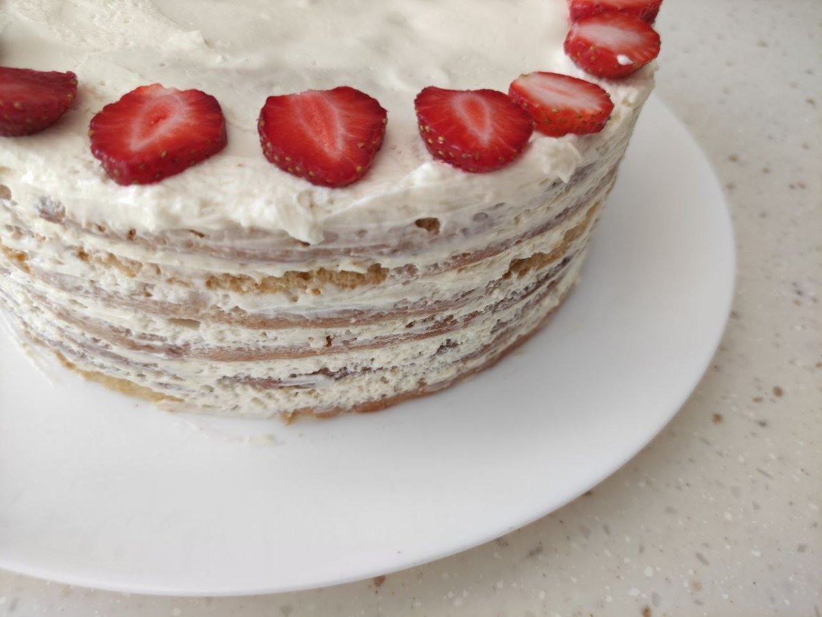 Йогуртовый торт с киви