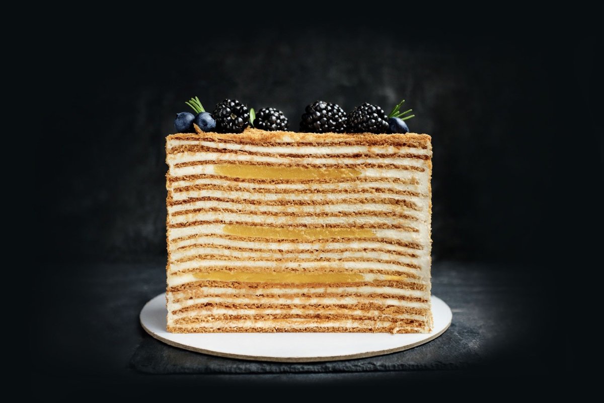 Торт медовик медовый пух