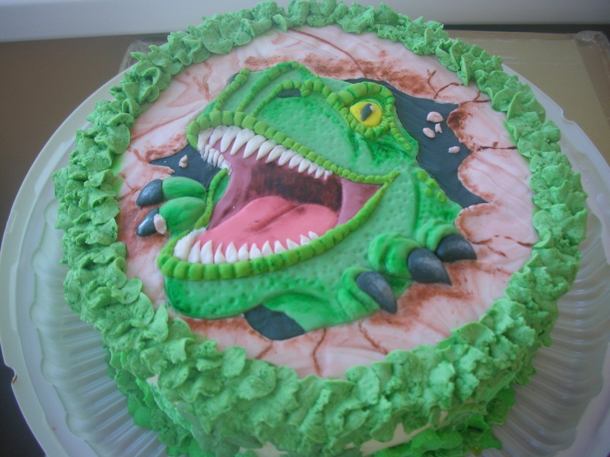 Пряники в стиле динозавров