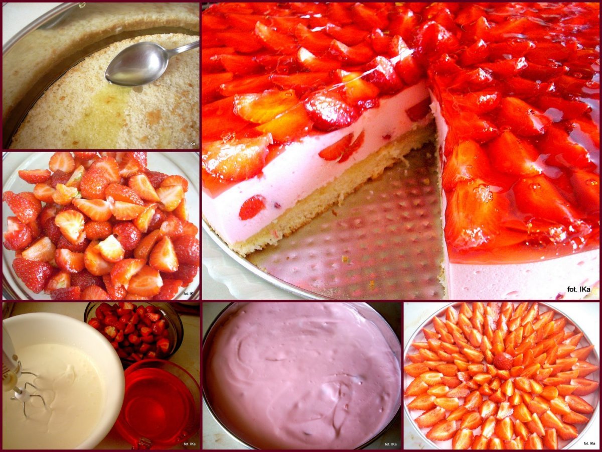 ЖЕЛЕЙНЫЙ торт с клубникой