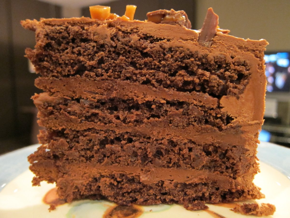 Торт шоколадный мусс