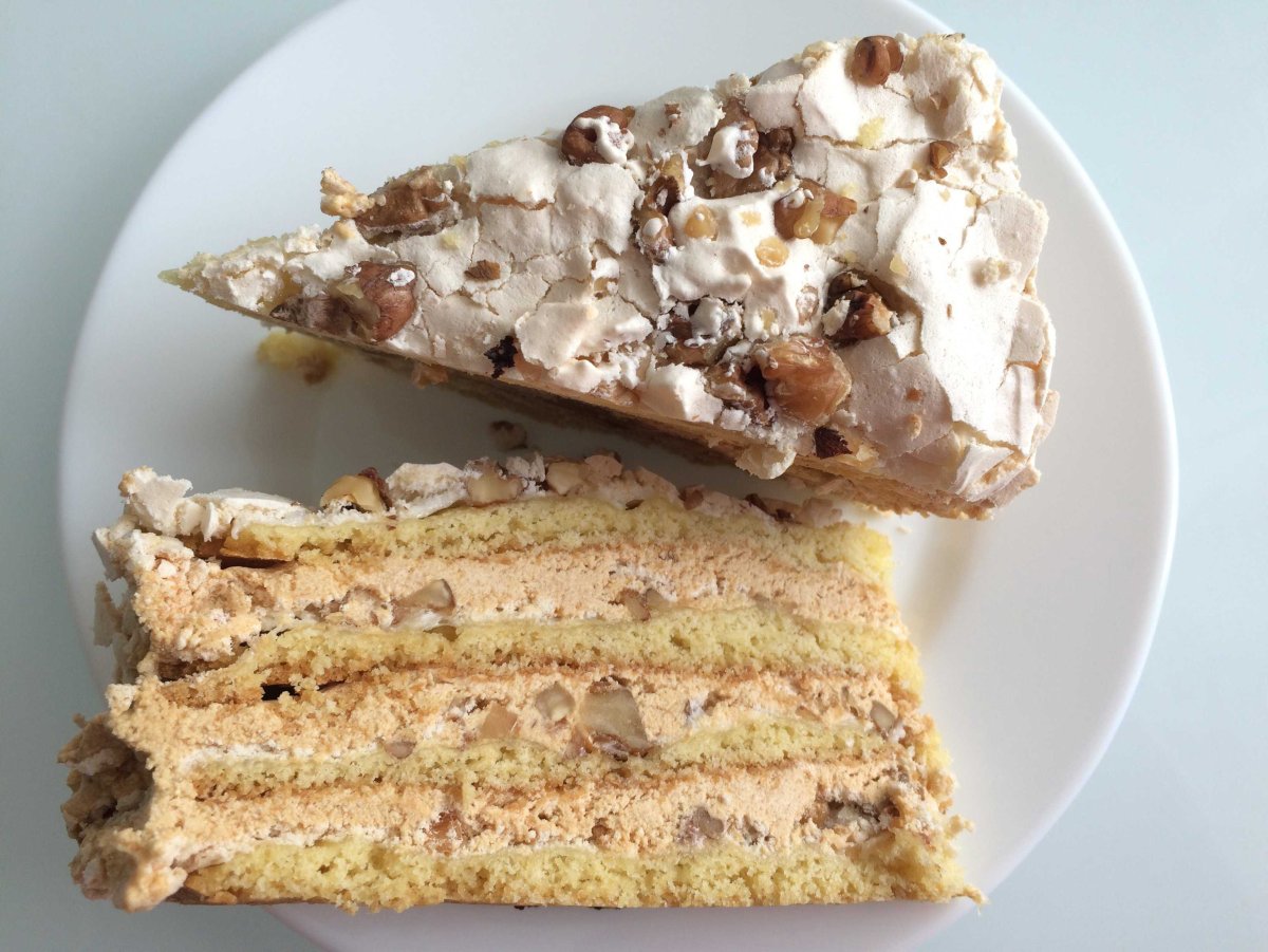 Торт с кремовым декором