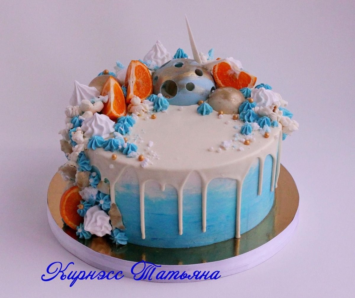 Детский торт без мастики