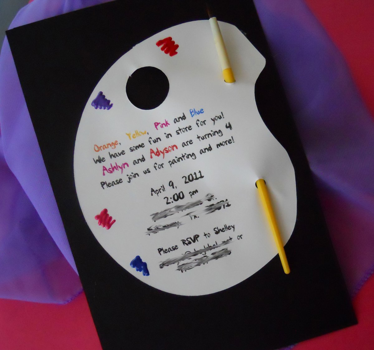 Оригинальные пригласительные на вечеринку