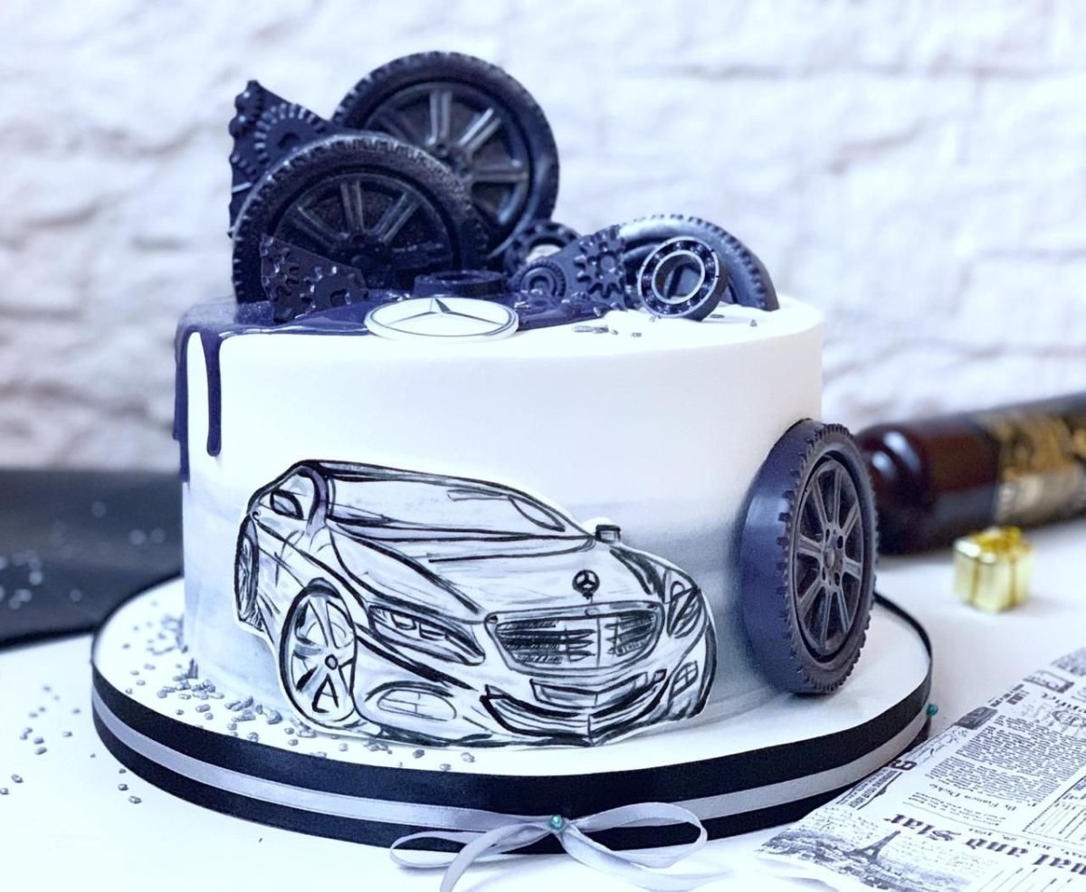 Торт с машиной для мужчин