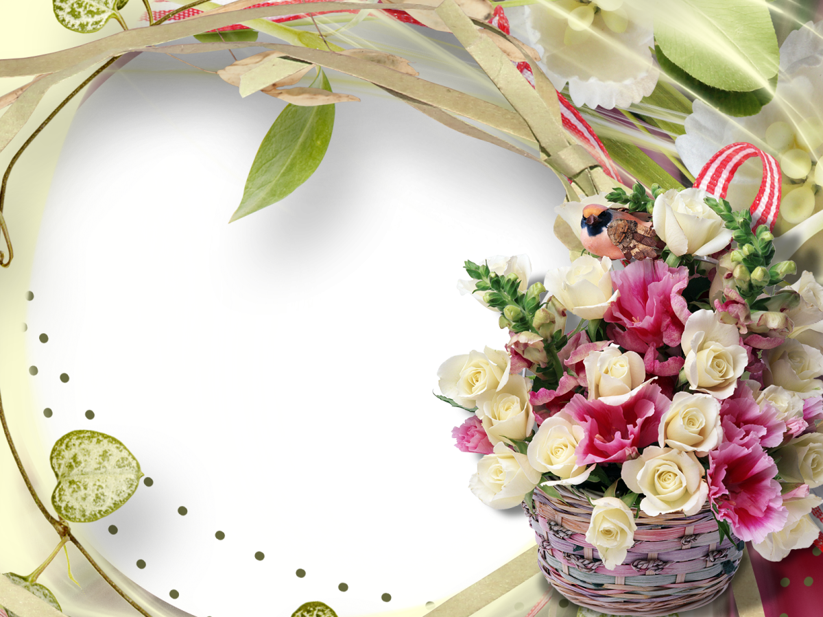 Рамка для открытки с днем рождения