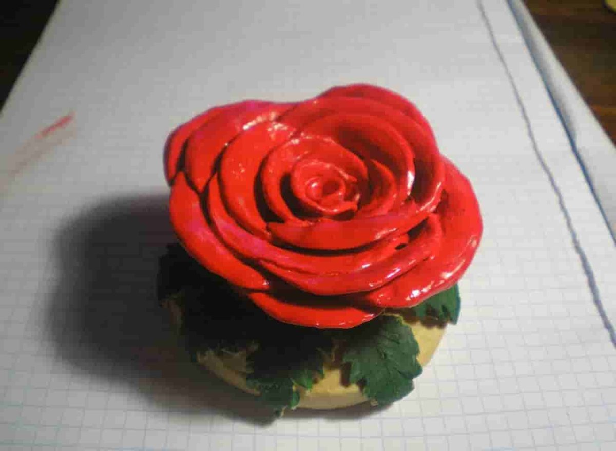 Подарок подруге из воздушного пластилина