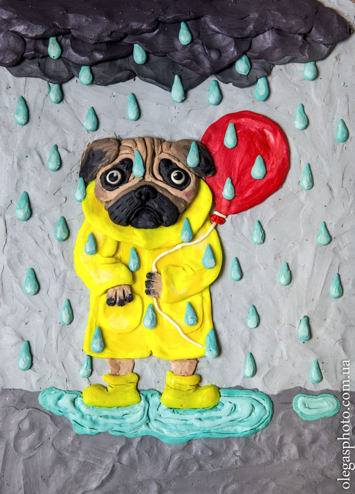 Поддлелка из пластилина