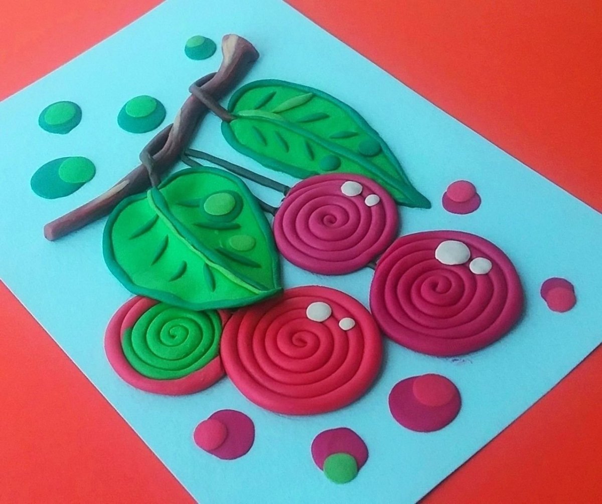 Пластилинография аквариум с рыбками