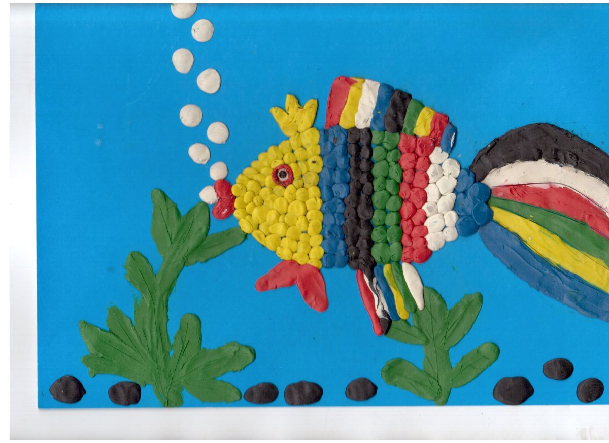 Лепка из пластилина морские обитатели