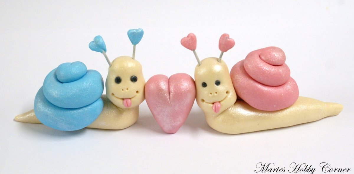 Красивый торт из пластилина