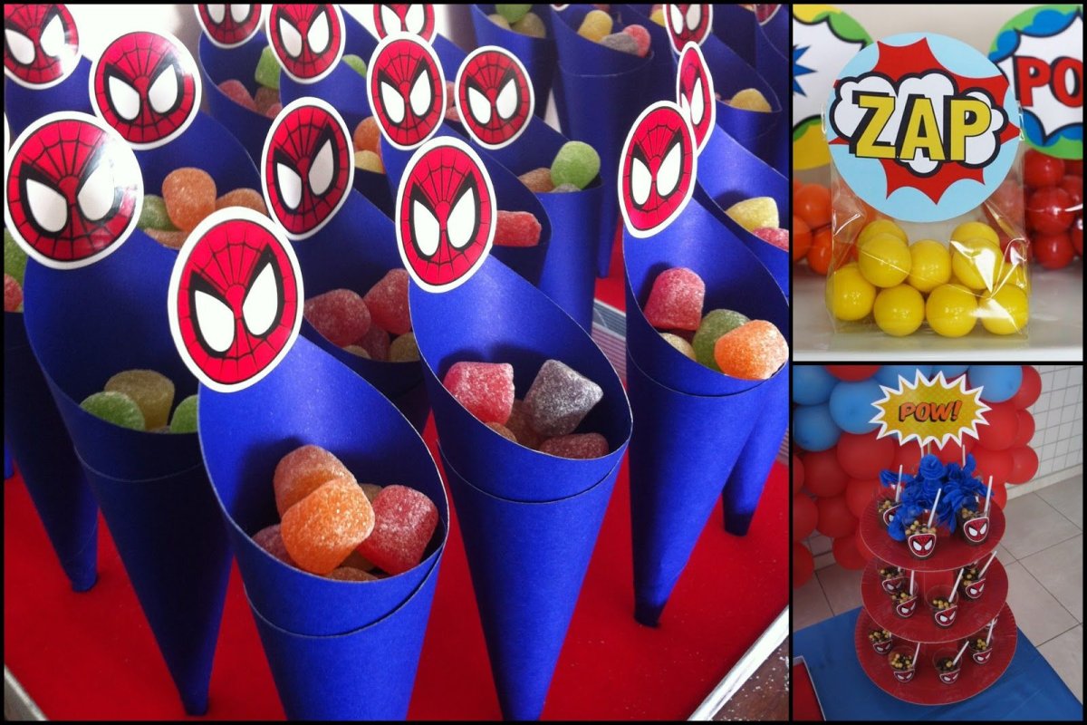 Украшение в стиле супергероев