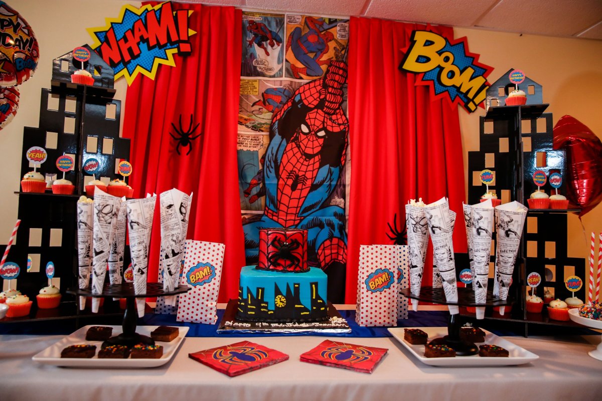 Супергеройская вечеринка для детей