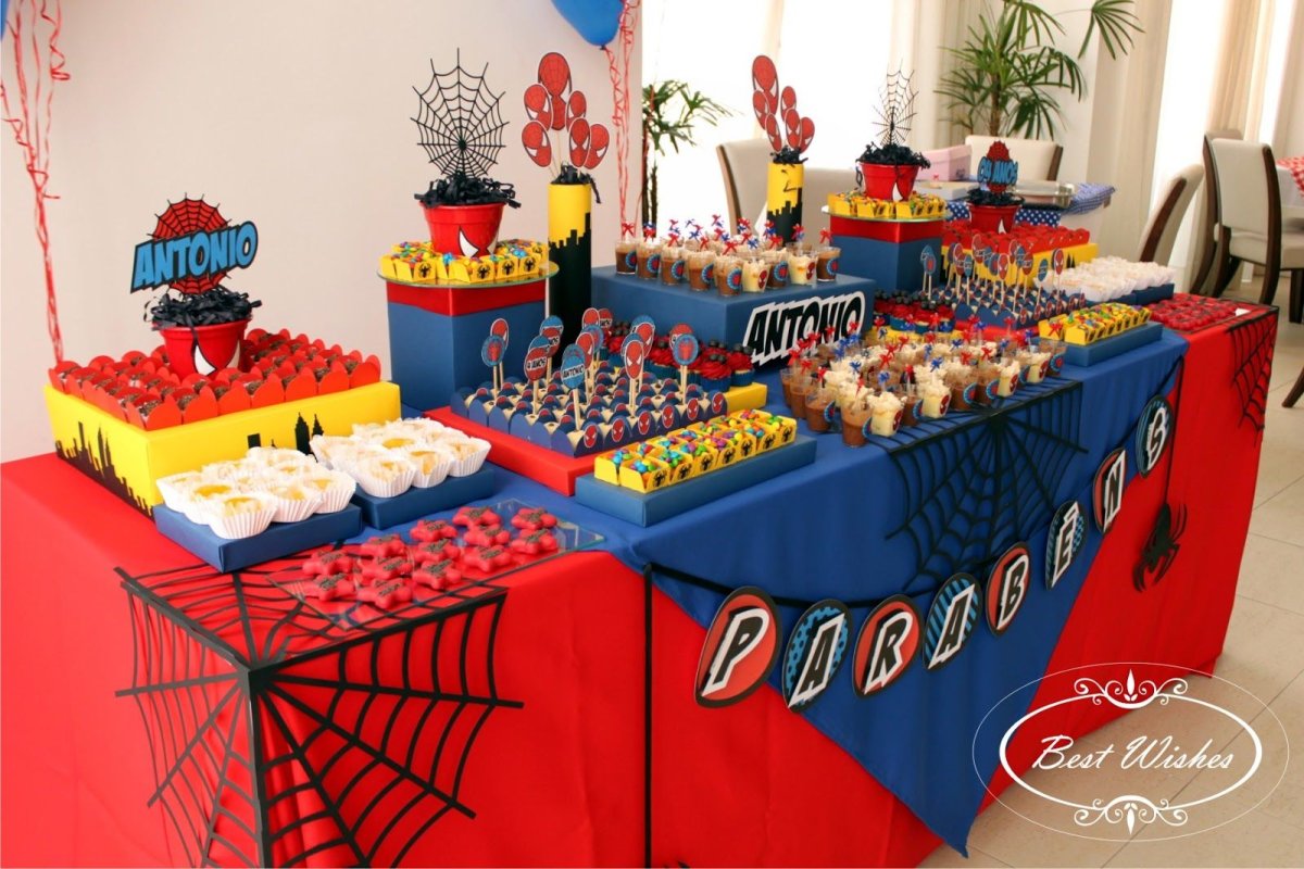 Кенди бар в стиле человека паука