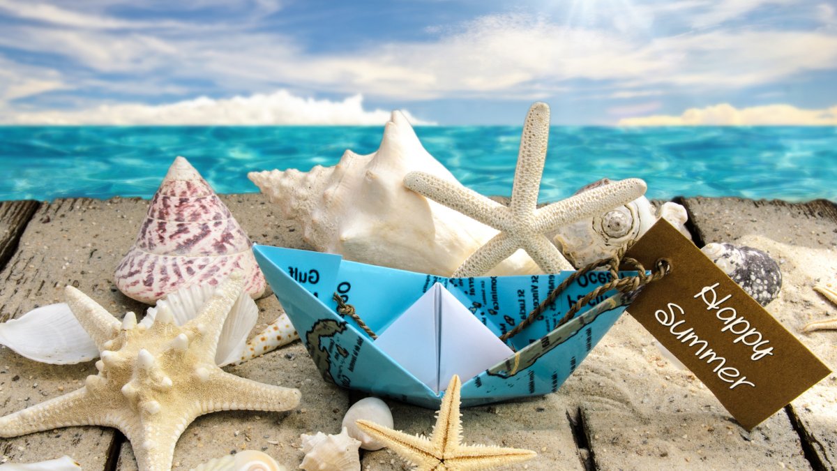 Открытка море