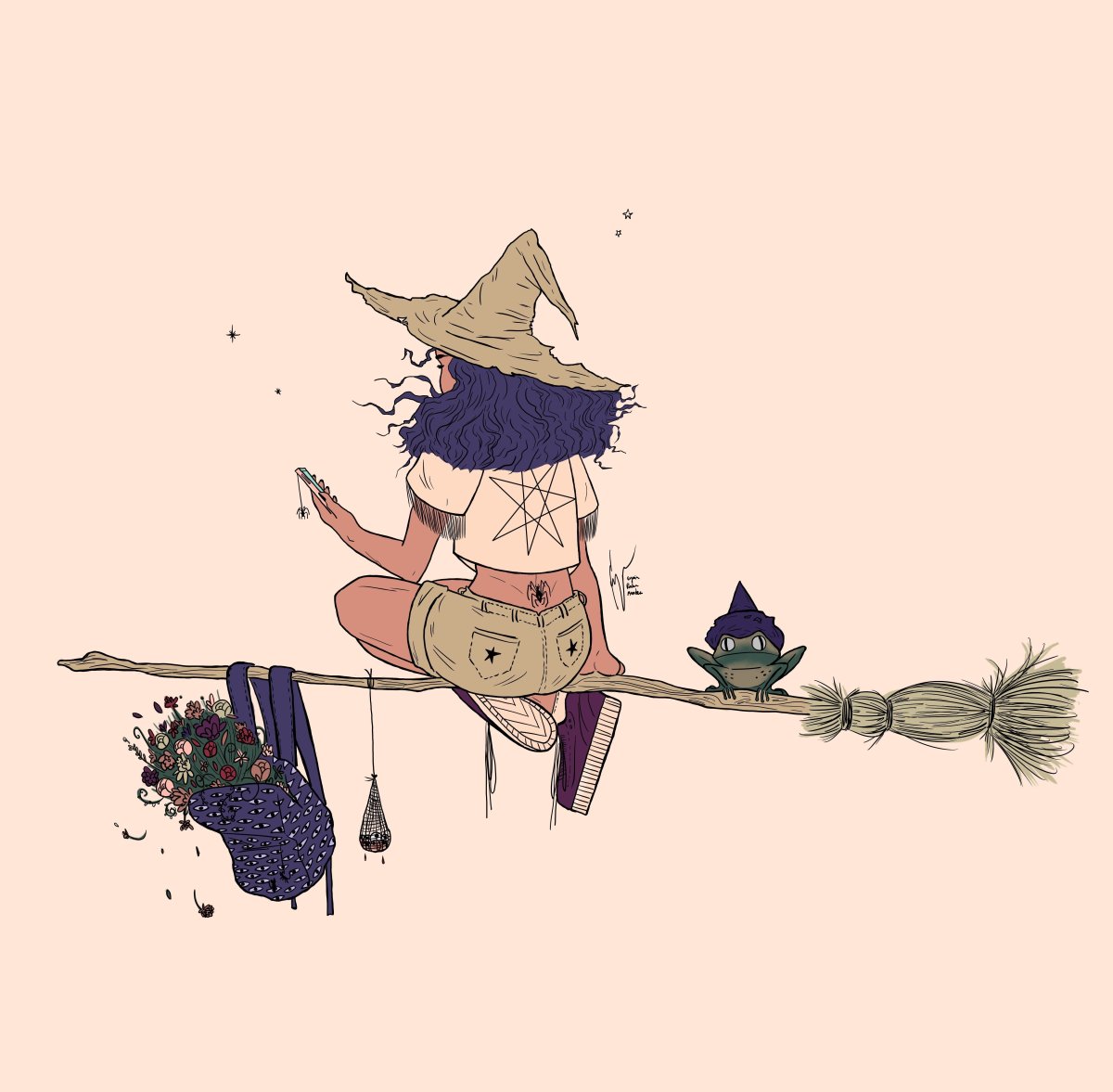 Торт в стиле ведьмочек