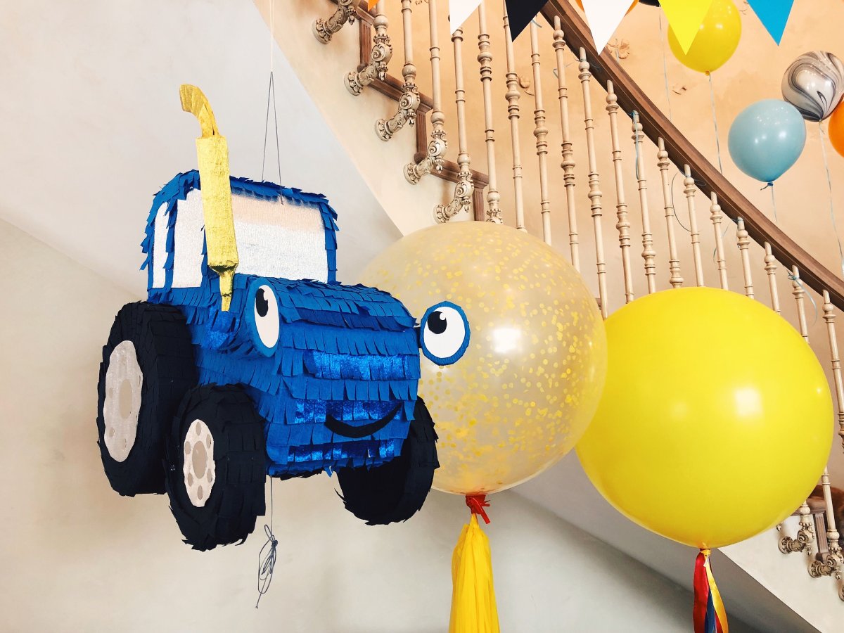 День рождения в стиле трактор детский