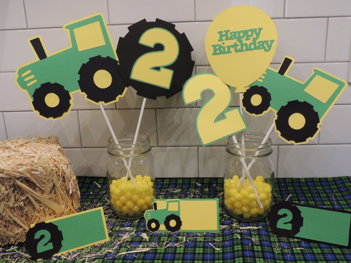 День рождения в стиле синий трактор