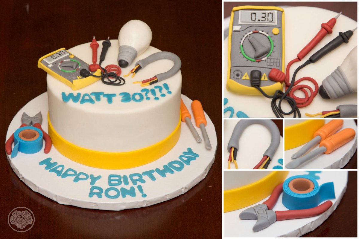 Торт для электромонтера