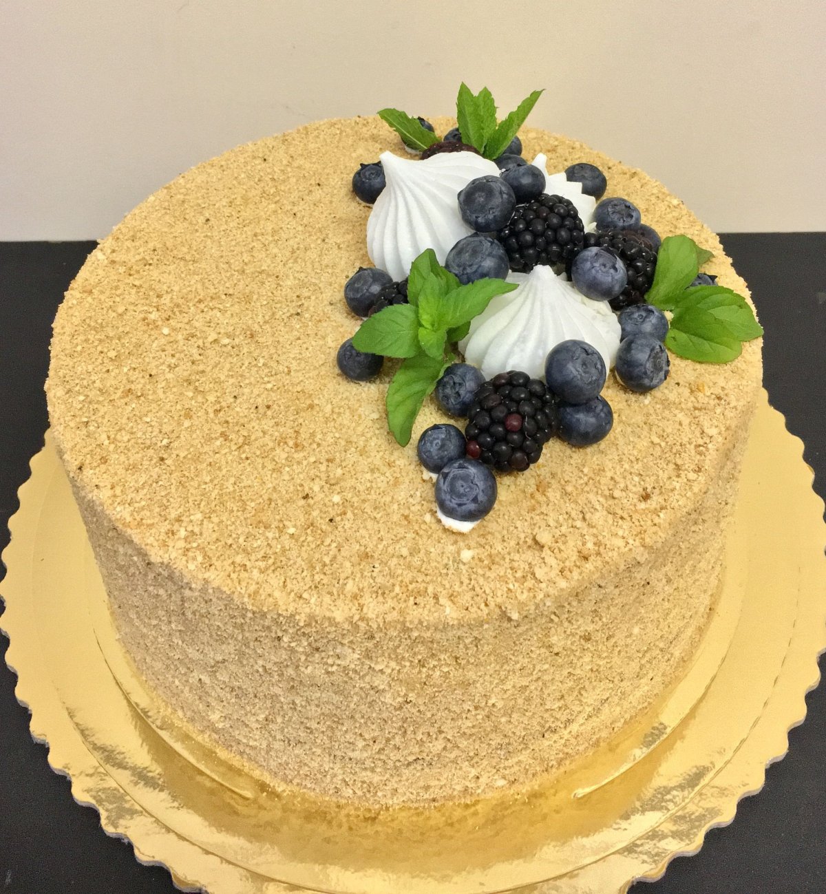 Шпинатный медовик