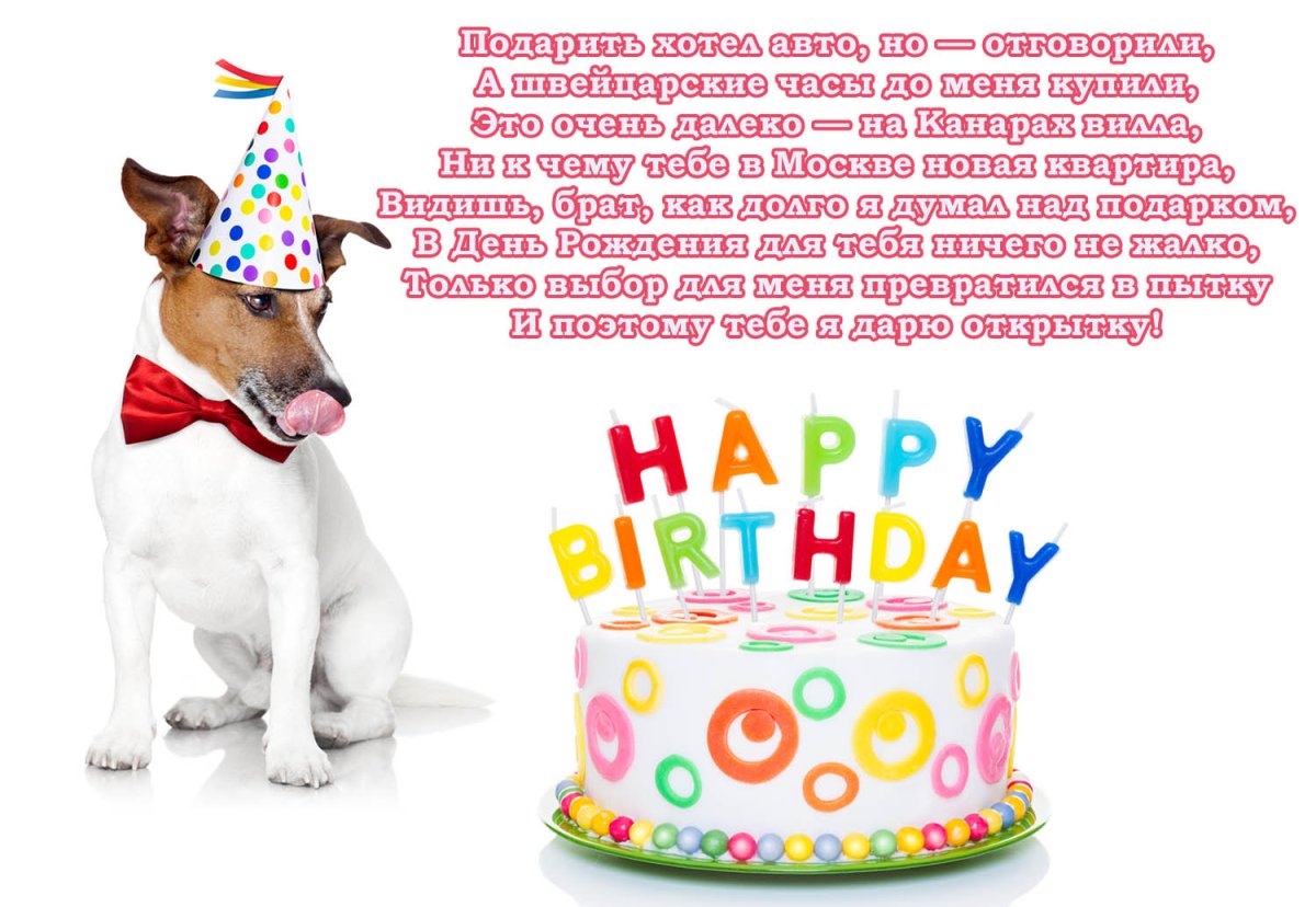 С днём рождения брату