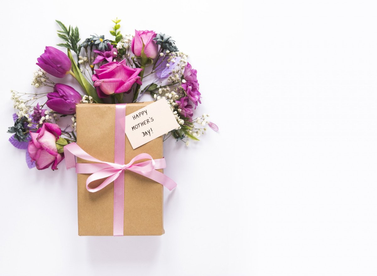 Стильный фон с цветами