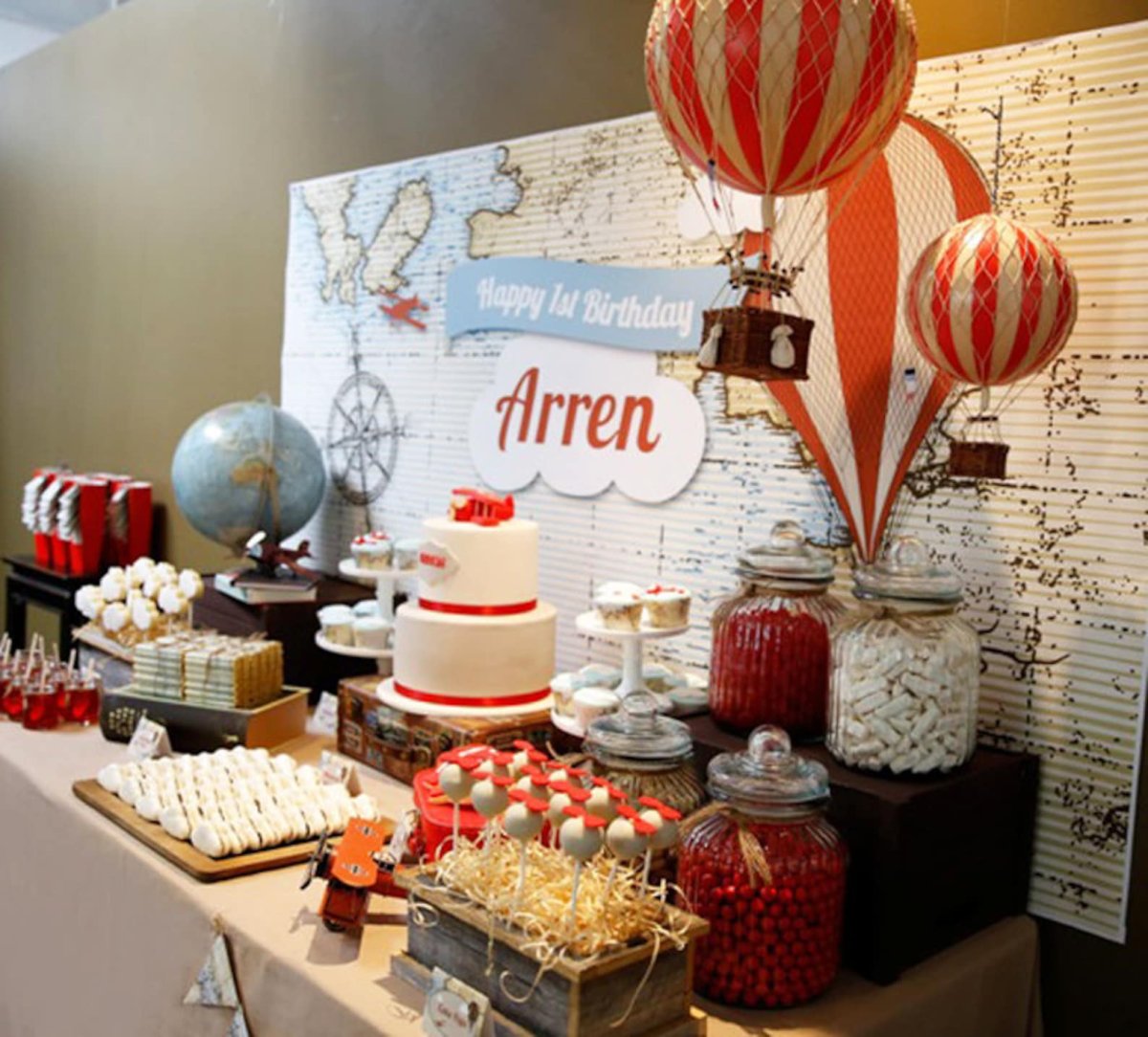 Вечеринка в стиле путешествия