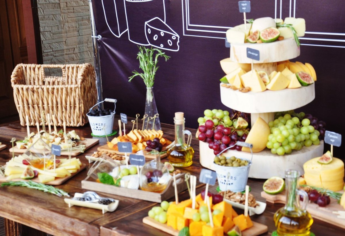 Итальянская свадьба стол