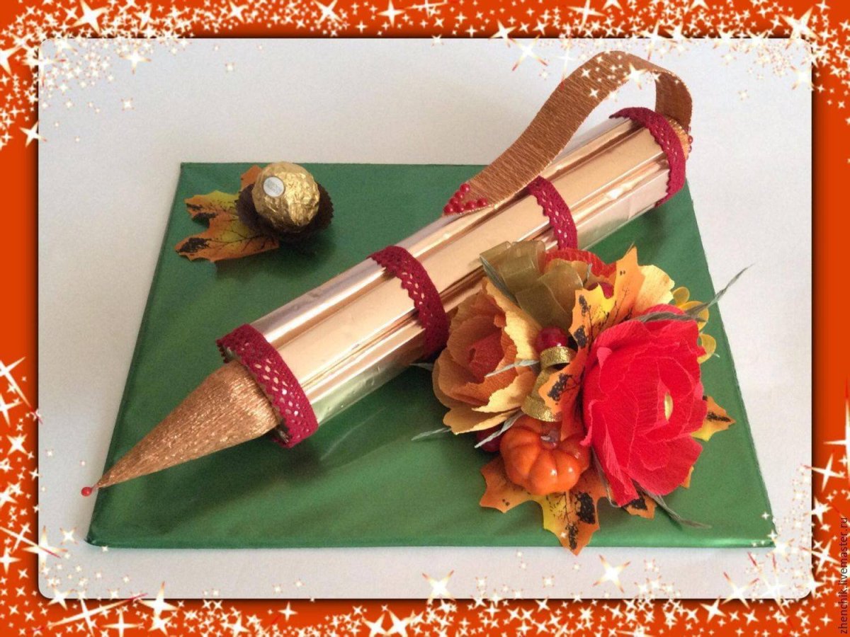 Бумажный торт в детский сад