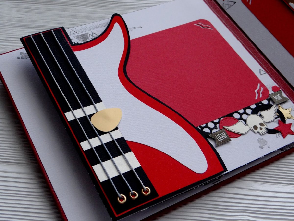 Открытка для рокера