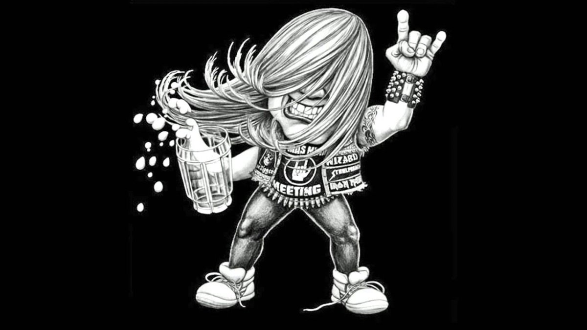 Упаковка в стиле рок